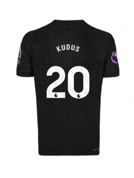 Billige Tottenham Hotspur Mohammed Kudus #20 Bortedrakt 2025-26 Kortermet